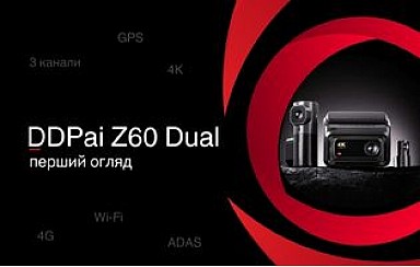 Флагманский апдейт в ААС: многоканальная съемка с регистратором DDPai Z60 Dual