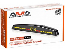 Парковочный радар (парктроник) AMS A419Video Black