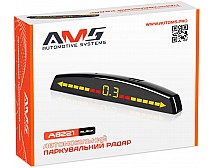 Парковочный радар (парктроник) AMS A8221 Black
