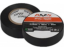 Изолента AMS PVC-1920 черная-матовая (20м)