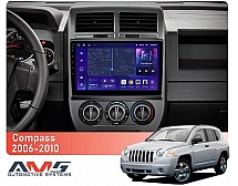 Штатна магнітола AMS MOSS M3 4+32 Gb Jeep Compass 1 MK 2006-2010 10"