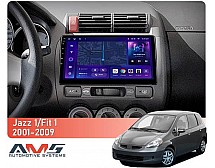 Штатна магнітола AMS MOSS M3 4+32 Gb Honda Jazz 1 GD, Fit 1 2001-2009 9"