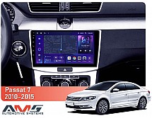 Штатна магнітола AMS MOSS M3 4+32 Gb Volkswagen Passat 6 B6 2005-2010, 7 B7 2010-2015, CC 2012-2018 10"