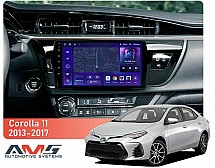 Штатна магнітола AMS MOSS M3 4+32 Gb Toyota Corolla 11 Middle East 2013-2017 (B) 10"