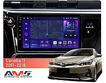 Штатна магнітола AMS MOSS M3 4+32 Gb Toyota Corolla 11 2017-2018 10"