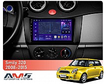 Штатна магнітола AMS MOSS M3 4+32 Gb Lifan Smily 320 2008-2015 9"