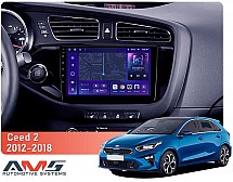 Штатна магнітола AMS MOSS M3 4+32 Gb Kia Ceed 2 JD 2012-2018 9"