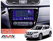 Штатна магнітола AMS MOSS M3 4+32 Gb Nissan Qashqai, X-Trail 3 T32 2013-2022 Manual air conditioning (F1) (AB) 10"
