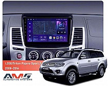 Штатна магнітола AMS MOSS M3 4+32 Gb Mitsubishi Pajero Sport 2 L200 Triton 2008-2016 9"