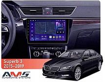 Штатна магнітола AMS MOSS M3 4+32 Gb Skoda Superb 3 2015-2019 10"