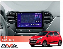 Штатна магнітола AMS MOSS M3 4+32 Gb Hyundai i10 2013-2016 9"