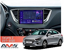 Штатна магнітола AMS MOSS M3 4+32 Gb Hyundai Solaris 2 2017-2020 (B) 9"