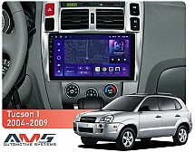 Штатна магнітола AMS MOSS M3 4+32 Gb Hyundai Tucson 1 2004-2009 10"