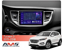 Штатна магнітола AMS MOSS M3 4+32 Gb Hyundai Tucson 3 2015-2018 (A) 9"