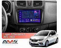 Штатна магнітола AMS MOSS M3 4+32 Gb Renault Logan 2 2012-2022, Sandero 2 2013-2022 (F1) (A) 9"