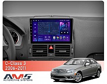 Штатна магнітола AMS MOSS M3 4+32 Gb Mercedes-Benz C-Class 3 W204 S204 2006-2011 9"