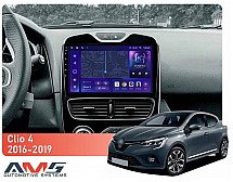Штатна магнітола AMS MOSS M3 4+32 Gb Renault Clio 4 BH98 KH98 2016-2019 10"