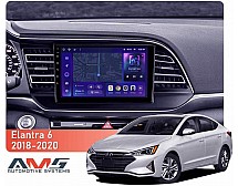Штатна магнітола AMS MOSS M3 4+32 Gb Hyundai Elantra 6 2018-2020 (B) 9"
