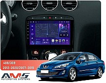 Штатна магнітола AMS MOSS M3 4+32 Gb Peugeot 408 1 T7 2012-2020, 308 2007-2015 9"