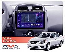 Штатна магнітола AMS MOSS M3 4+32 Gb Nissan Sunny 2014-2016 10"