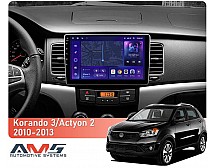 Штатна магнітола AMS MOSS M3 4+32 Gb SsangYong Korando 3 / Actyon 2 2010-2013 9"