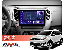 Штатна магнітола AMS MOSS M3 4+32 Gb Great Wall Hover M4 1 2012-2017 10"