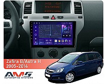 Штатна магнітола AMS MOSS M3 4+32 Gb Opel Zafira B 2005-2014, Astra H 2004-2014 (F2) 9"