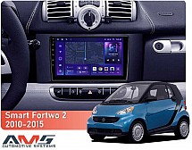 Штатна магнітола AMS MOSS M3 4+32 Gb Mercedes-Benz Smart Fortwo 2 2010-2015 (F1) 9"