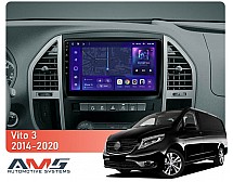 Штатна магнітола AMS MOSS M3 4+32 Gb Mercedes-Benz Vito 3 W447 2014-2020 10"