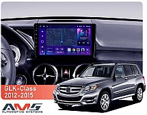 Штатна магнітола AMS MOSS M3 4+32 Gb Mercedes-Benz GLK-Class X204 2012-2015 9"