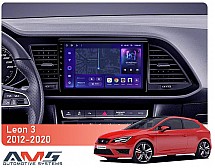 Штатна магнітола AMS MOSS M3 4+32 Gb Seat Leon 3 2012-2020 (F3) 9"