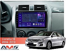 Штатна магнітола AMS MOSS M3 4+32 Gb Toyota Corolla 10 E140 E150 2006-2013 (B) 9"