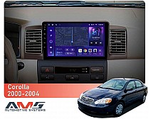 Штатна магнітола AMS MOSS M3 4+32 Gb Toyota Corolla E130 E120 2000-2004 9"