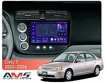 Штатна магнітола AMS MOSS M3 4+32 Gb Honda Civic 7 2000-2006 9"