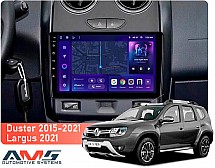 Штатна магнітола AMS MOSS M3 4+32 Gb Renault Duster 2015-2021 / LADA Largus 2021 (F2) 9"