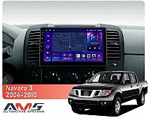 Штатна магнітола AMS MOSS M3 4+32 Gb Nissan Navara 3 D40 2004-2010 (F2) 9"