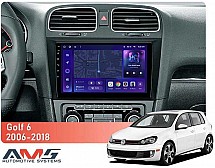 Штатна магнітола AMS MOSS M3 4+32 Gb Volkswagen Golf 6 2008-2016 9"