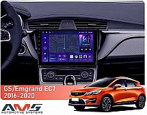 Штатна магнітола AMS MOSS M3 4+32 Gb Geely GS 2016-2020, Emgrand EC7 1 2018-2020 (F2) 10"