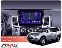 Штатна магнітола AMS MOSS M3 4+32 Gb Mitsubishi Pajero Sport 2 L200 Triton 2008-2016 (CAN BUS) 9"