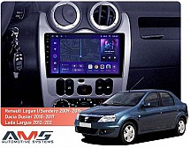 Штатна магнітола AMS MOSS M3 4+32 Gb Renault Logan 1 2010-2016 (CAN BUS) 9"