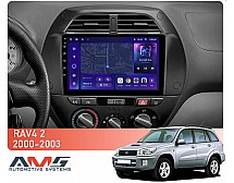 Штатна магнітола AMS MOSS M3 4+32 Gb Toyota RAV4 2 CA20 CA20W XA20 2000-2003 (F3) 9"