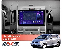 Штатна магнітола AMS MOSS M3 4+32 Gb Toyota Corolla Verso AR10 2004-2009 (F2) 9"