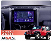 Штатна магнітола AMS MOSS M3 4+32 Gb Jeep Wrangler 3 JK 2008-2010 (F1) 9"
