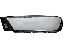 Скло фари Audi Q7 4M 2015-2020 дорестайлінг (ліве)