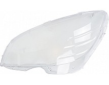 Скло фари Mercedes-Benz C-Class W204 2007-2011 дорестайлінг (ліве)