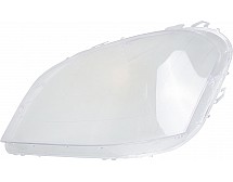 Скло фари Mercedes-Benz ML-Class W164 2005-2008 дорестайлінг (ліве)