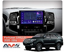 Штатна магнітола AMS MOSS M3 4+32 Gb Toyota Fortuner 1 AN50 AN60, Hilux Revo/Vigo 2005-2007 (F2) 9"