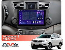 Штатна магнітола AMS MOSS M3 4+32 Gb Toyota Highlander 2 XU40 2007-2013 (F2) 10"