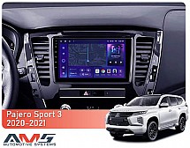 Штатна магнітола AMS MOSS M3 4+32 Gb Mitsubishi Pajero Sport 3 2020-2021 9"