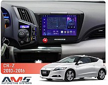 Штатна магнітола AMS MOSS M3 4+32 Gb Honda CR-Z 1 2010-2016 9"